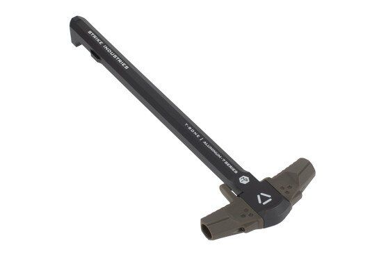 Strike Industries latchless T-Bone charging handle for .223 AR-15 with OD levers